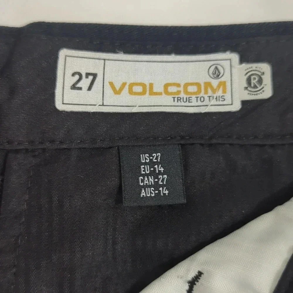 Volcom Men's Frickin Modern Stretch Shorts, Color Black Size 27